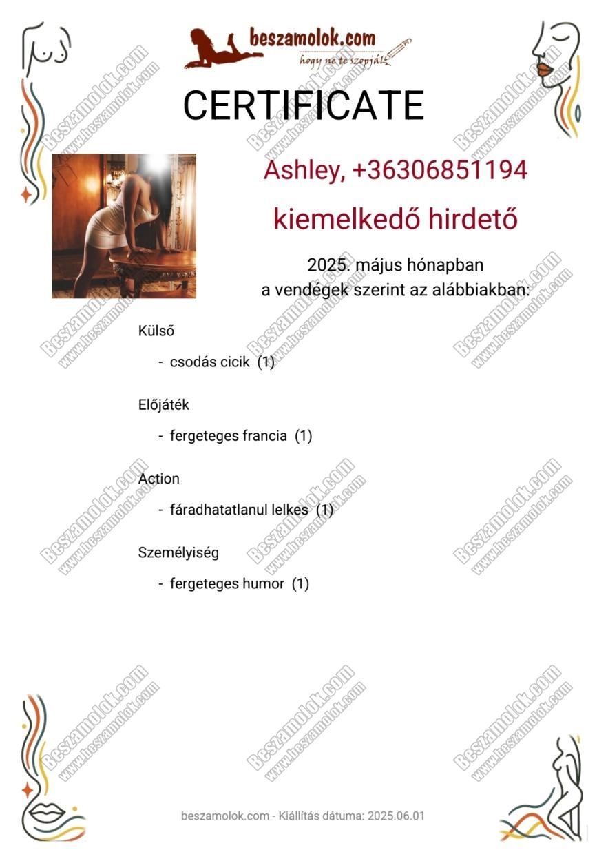 Ashley - +36 30 685 1194 - transz szex foto